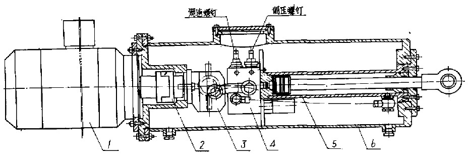 电动液压推动器结构图